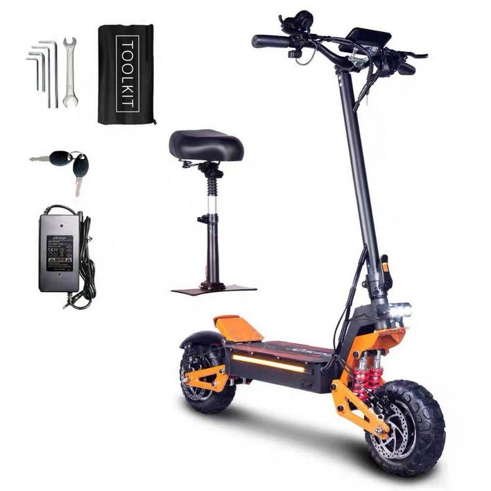 기함급 전동 킥보드 2륜 라이딩 11인치 여행 배터리