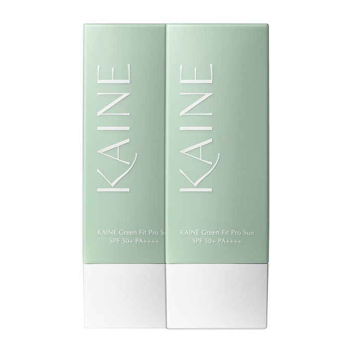 11 NEW 카이네 그린 핏 프로 선 55ml 스웨트프루프, 선크림, SPF50 PA, KAINE, 2개, 55ml