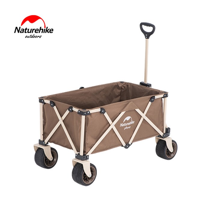 네이처하이크 캠핑웨건 트롤리 경량 손수레 멀티 카트 휴대용 와이드휠 접이식 웨건 TC03