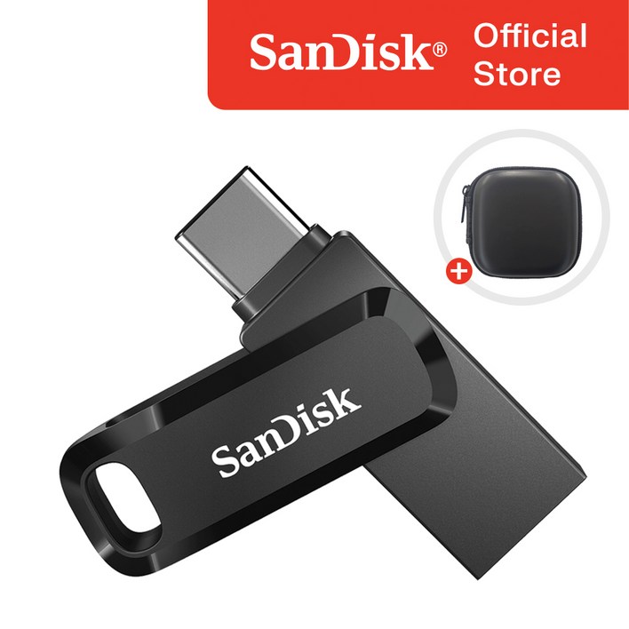 샌디스크 울트라 듀얼 고 C타입 USB 3.1 SDDDC3-G46 블랙 / USB 보관 케이스