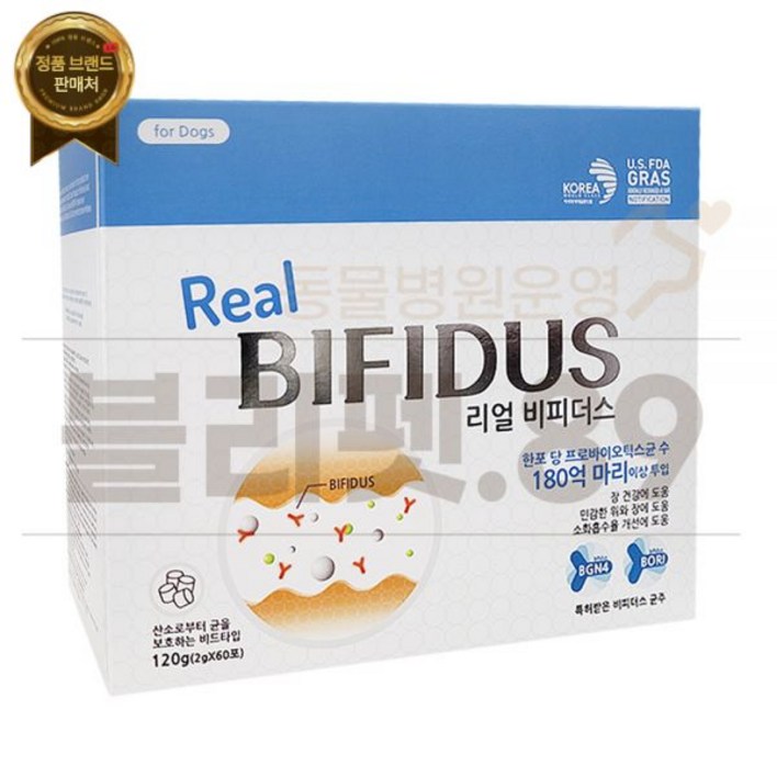 [에스틴] 강아지 리얼비피더스 독 60포