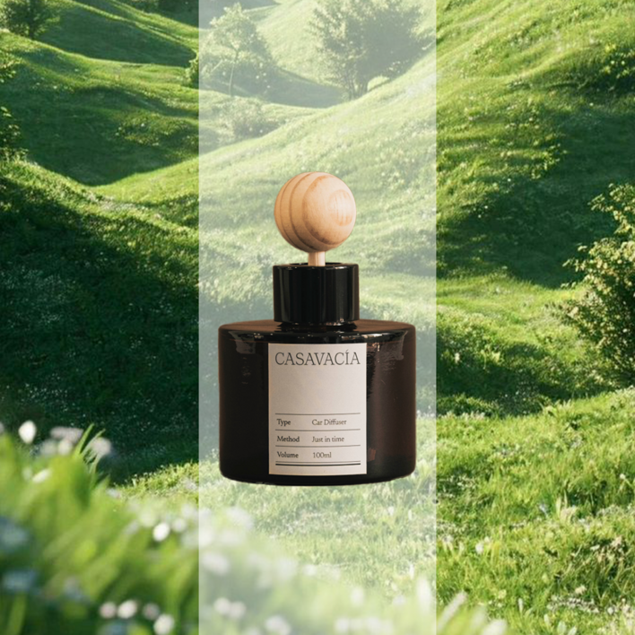 카사바시아 남자친구 여자친구 차량용 방향제 디퓨저 차량 카, 네스터셤 앤 클로버, 1개