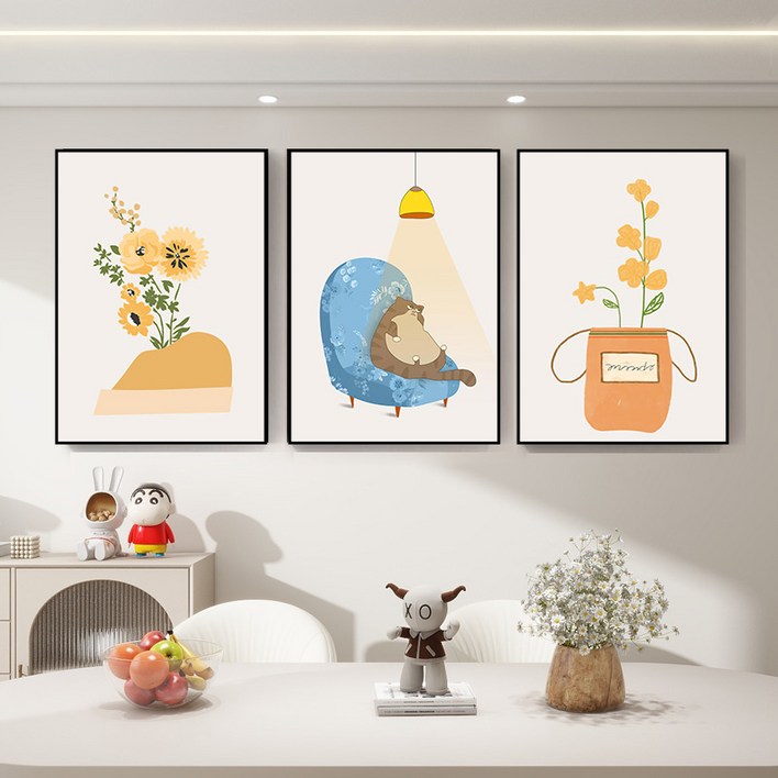 스피세프 이쁜 거실 인테리어그림 거실벽 꾸미기 그림 3종세트