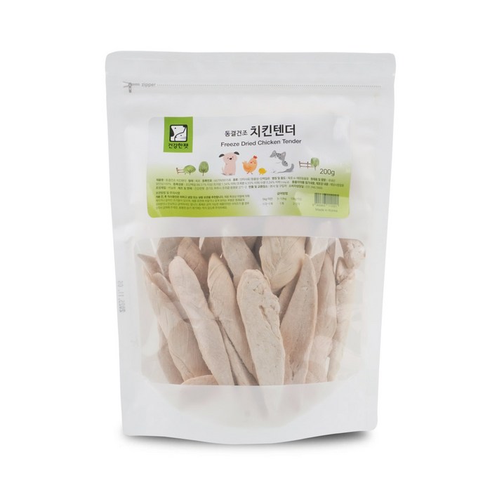 건강한펫 동결건조 치킨텐더 200g 건강한펫 동결건조 치킨텐더 200g