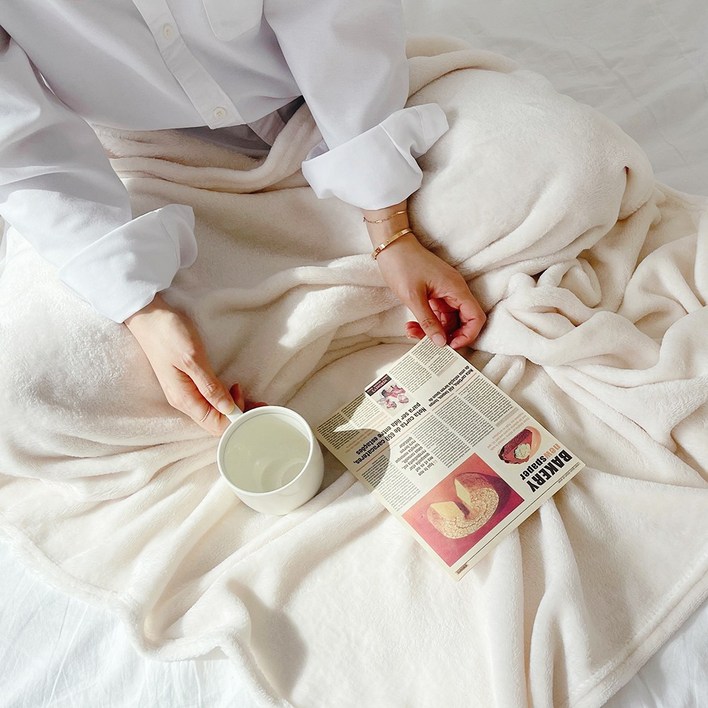 사라하우스 부드러운 무지 극세사 담요 블랭킷 사라하우스 부드러운 무지 극세사 담요 블랭킷