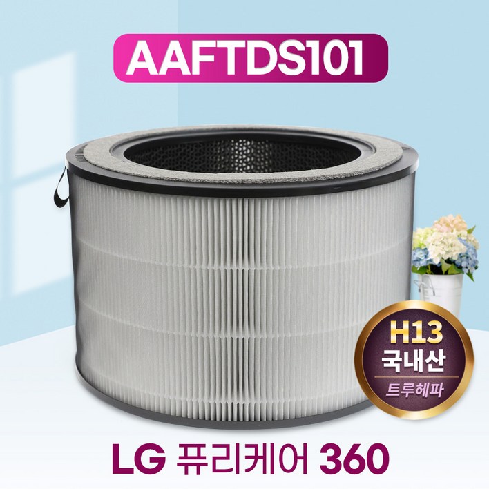 LG엘지퓨리케어360 AS300DNFA필터 프리미엄형 H13, 단품, 1개