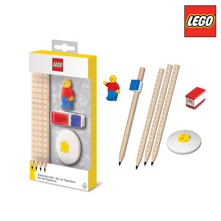 레고 공식 라이센스 문구미니피규어 세트  유아 어린이 초등 신학기 준비물 선물