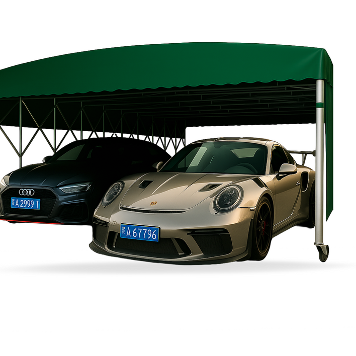 한빛물류 대형 자바라천막 이동식 방수천막 대형 캐노피천막