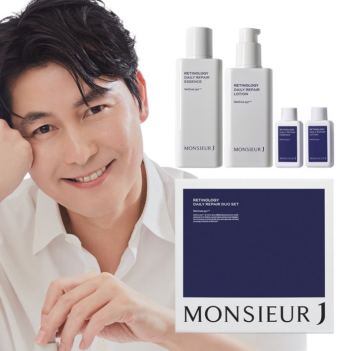 무슈제이 레티놀로지 남자 스킨로션세트에센스 스킨 로션 샘플2종, 1개 무슈제이 레티놀로지 남자 스킨로션세트에센스 스킨 로션 샘플2종, 1개