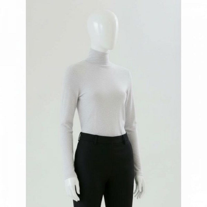 미크베 Mikve 벨라 저지 터틀넥 티셔츠 목폴라 긴팔 M5QA803MGY