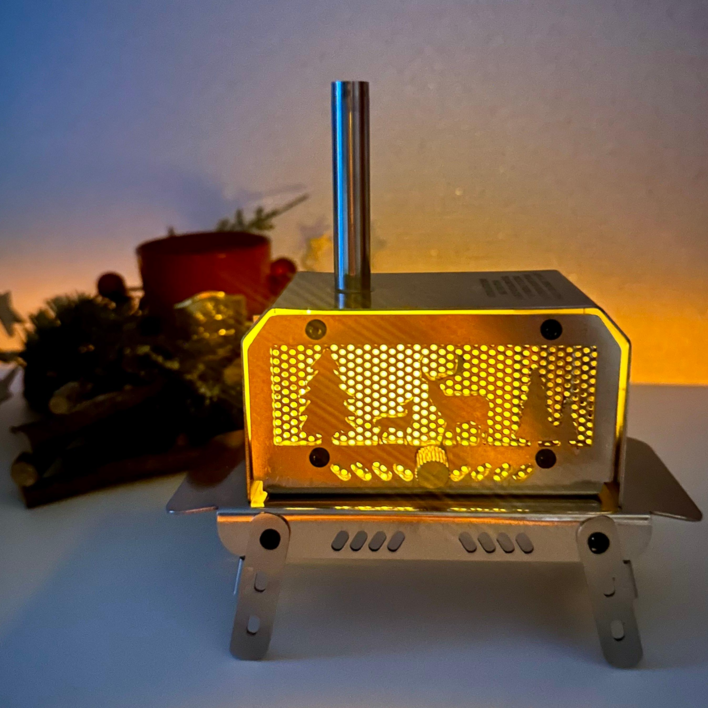 모노링크 당일발송 감성캠핑 화목난로 인센스 홀더 티라이트 향받침대 겨울 크리스마스 에디션 인테리어 무드등 빈티지 소품 집들이선물