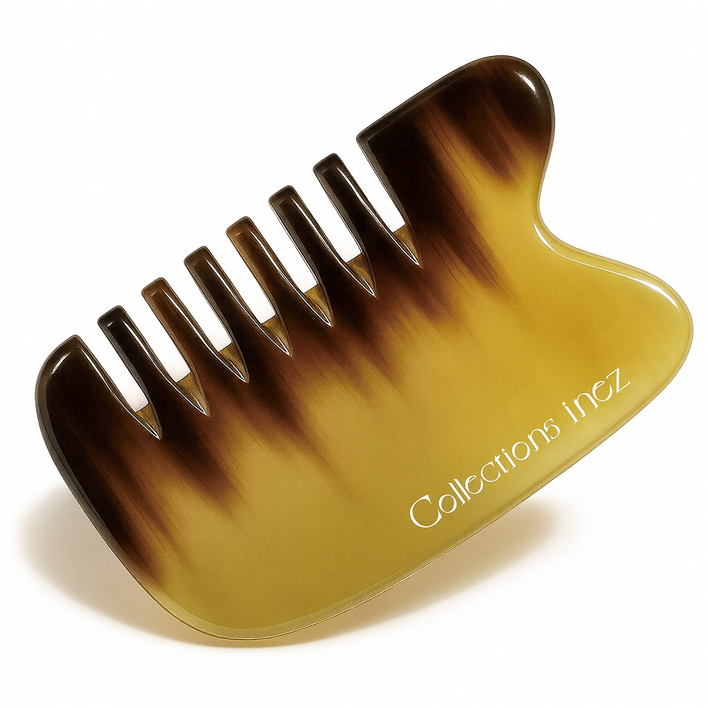 물소뿔 빗 괄사 사각 두피 괄사 마사지 알콜스왑 증정