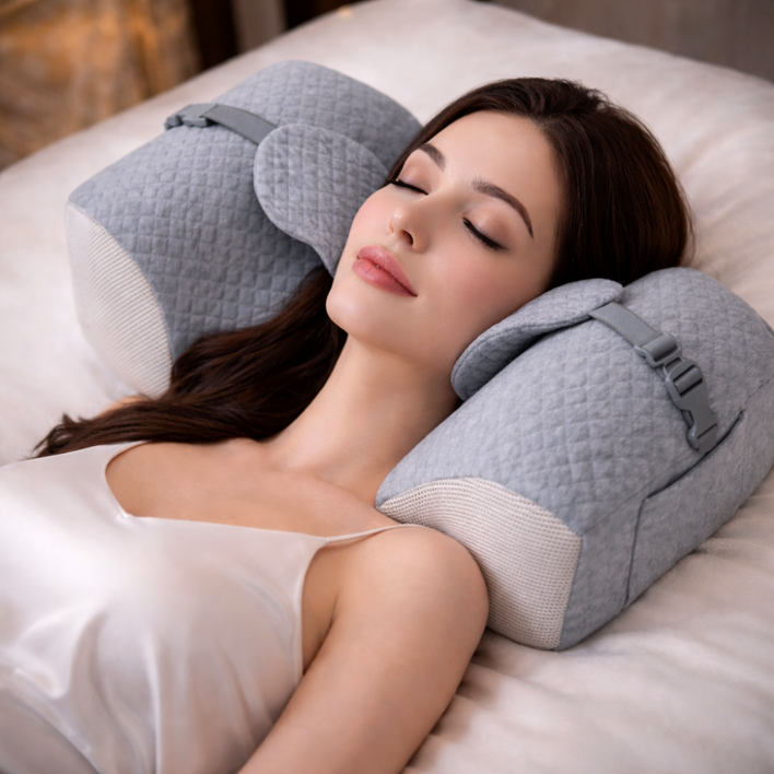 성형베개 코 가슴 양악 윤곽 눈 수술 관리 배게 성형회복베개, 화이트, 1개