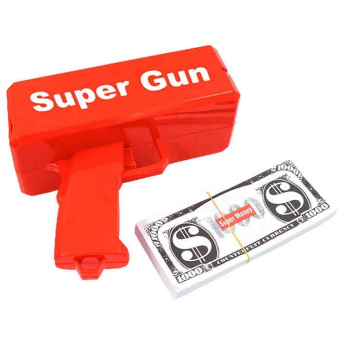 MANDOO4 플렉스 용돈 이벤트 머니건 이벤트 파티 용품