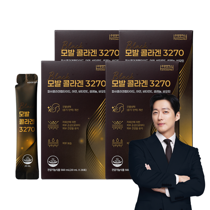 본사 모발 콜라겐 3270 20ml 28포 4개, 28회분, 4박스