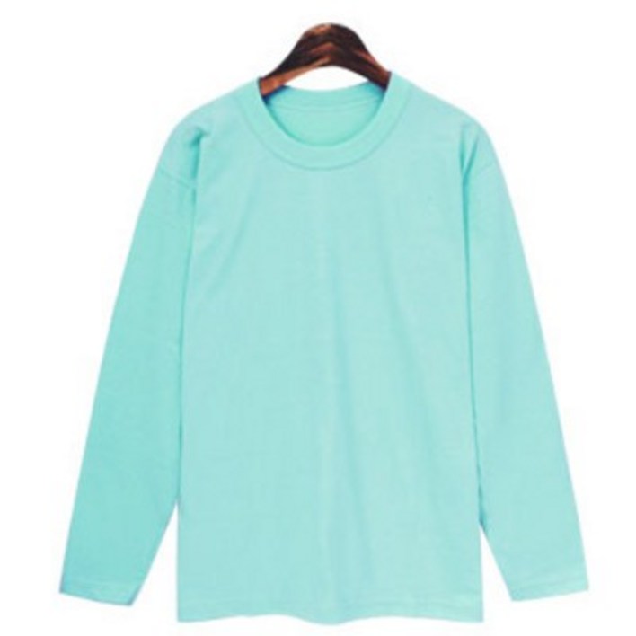 로맨코 30수 무지 롱슬리브 쭉티 긴팔티 티셔츠 라운드 남자 여자 23컬러