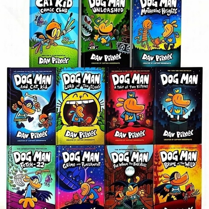 Dog Man 1-11  도그맨 영어원서 소프트커버 11종세트 도그마f