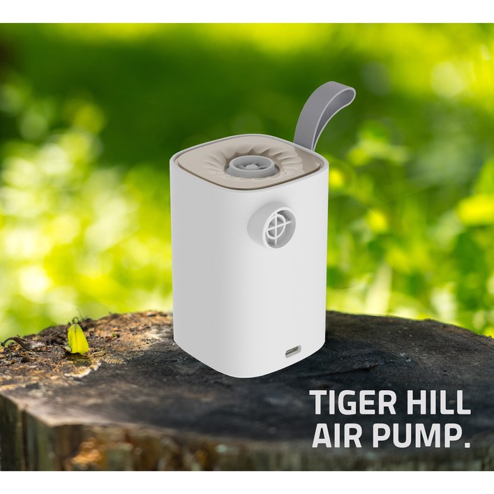 타이거힐 휴대용 무선 캠핑 에어 펌프 미니 전동 자충매트 펌프 튜브 공기주입기, 1개
