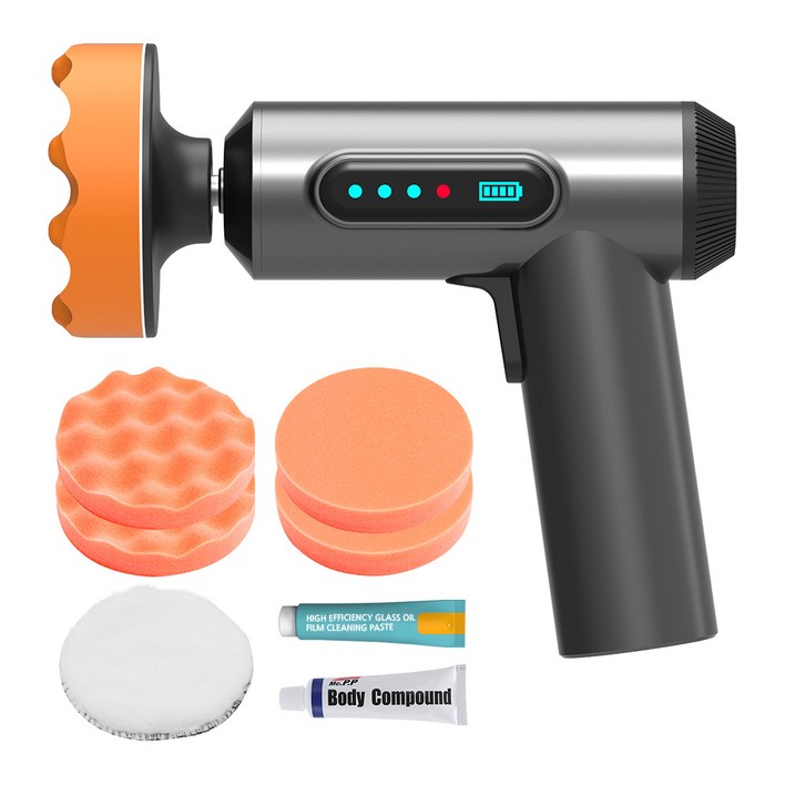 스피세프 자동차 무선 광택기 스펀지패드흠집제거제유막제거제