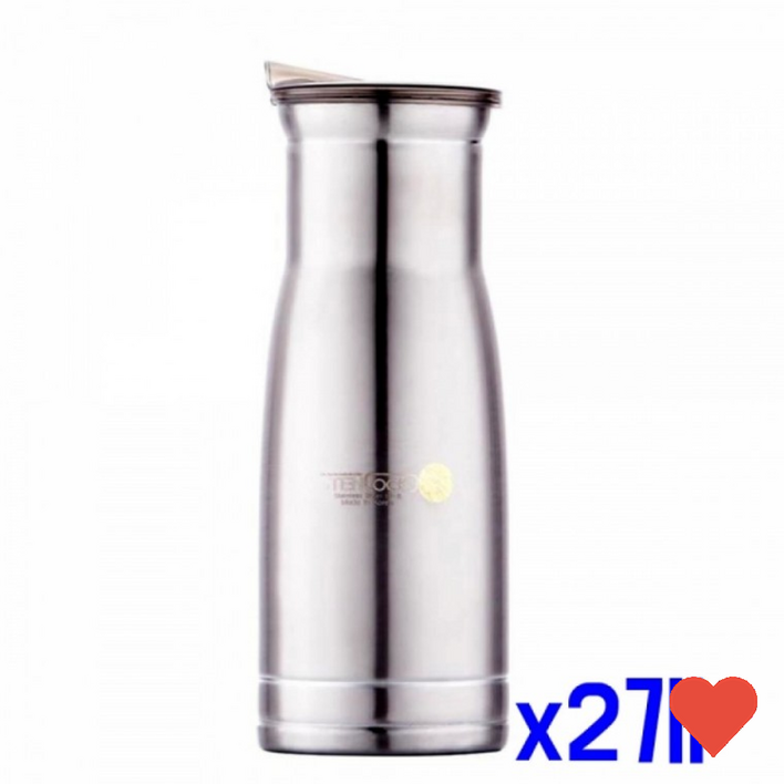 주방 용기 편리한 스테인리스 간편 물병 2호 x2개