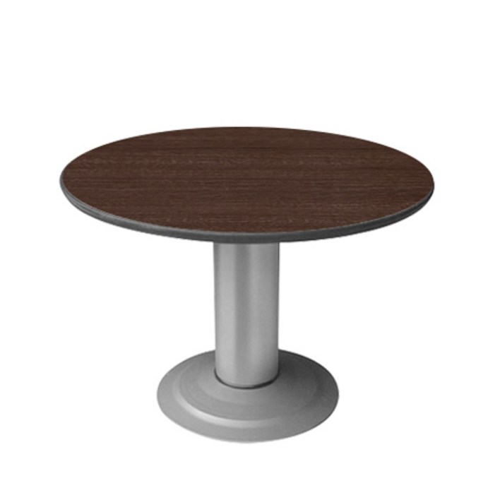 에스앤케이퍼니처 원형테이블원통형사무용회의용9001200, 1200월넛