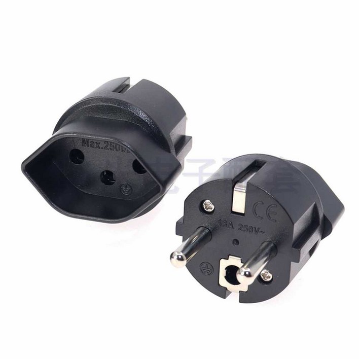 eu 한국형 변환 돼지코 플러그 유럽형 유럽 변환 어댑터 중국 알리 220V