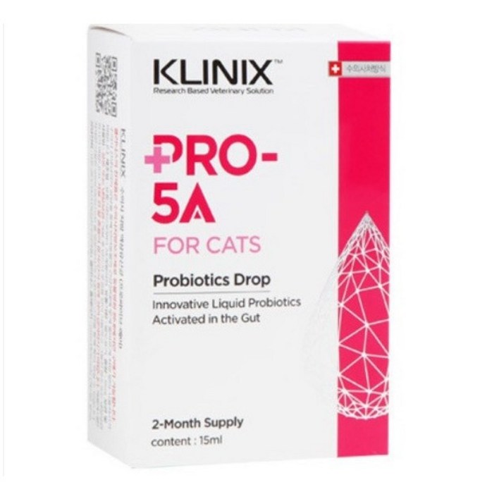 클리닉스 Pro 5A 프로파이브에이 강아지 고양이 액상유산균 15ml 프로파이브에이