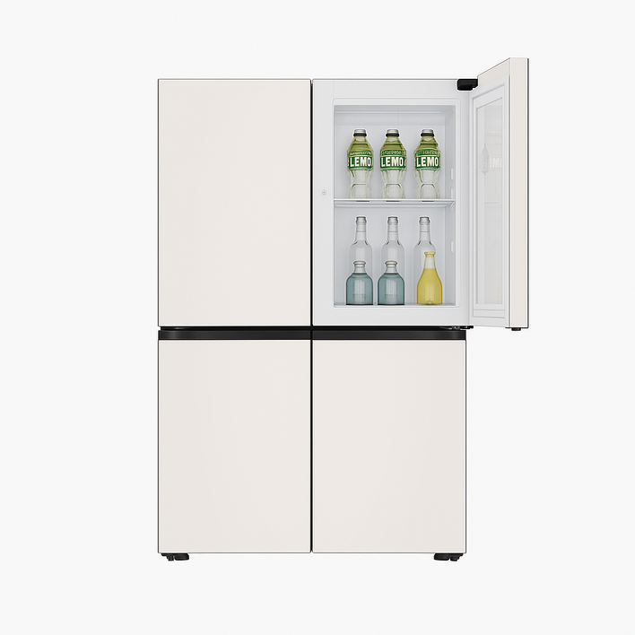 LG전자 디오스 냉장고 S834MEE30E 베이지 832L