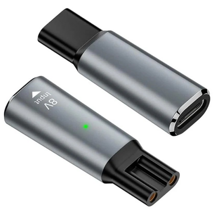 필립스 전기면도기 충전기 C타입  전제품 호환 여행용, 8V, 1개