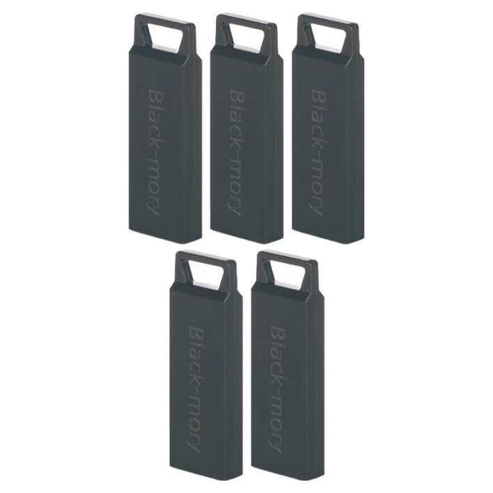 TUI 투이 Blackmory 2.0 USB 메모리 5P 저장용량 및 패키지 선택 구매, 4GB, 5개