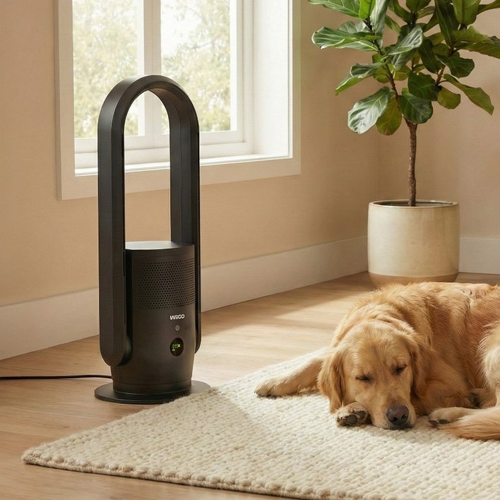 위고 UV살균 팬타워 온열기 공기청정기 히터 겸용 WGFHA 무소음 온풍기 가정용 난로 원룸 식당 거실용, 단일상품 위고 UV살균 팬타워 온열기 공기청정기 히터 겸용 WGFHA 무소음 온풍기 가정용 난로 원룸 식당 거실용, 단일상품