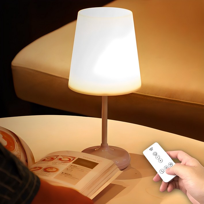 케이빌 무선 LED 스탠드 SOOMLP30R, 웜화이트