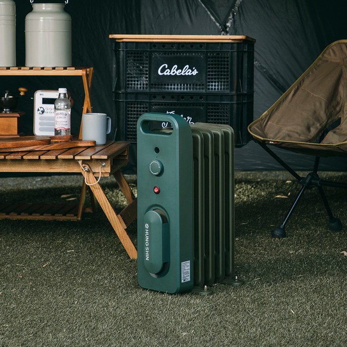 흥신라디에이터 오르씨 캠핑 라디에이터 Green  가방 세트, ORRCY21그린