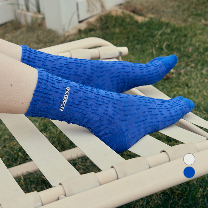 쥬시쥬디 여성용 자카드 크링클 양말 JZSC000C