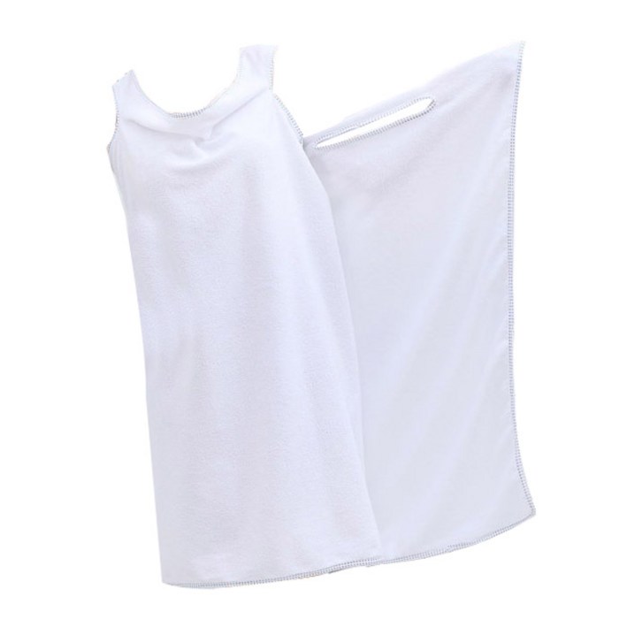 더깔끔 여성 골프 비치타올 3초 샤워가운