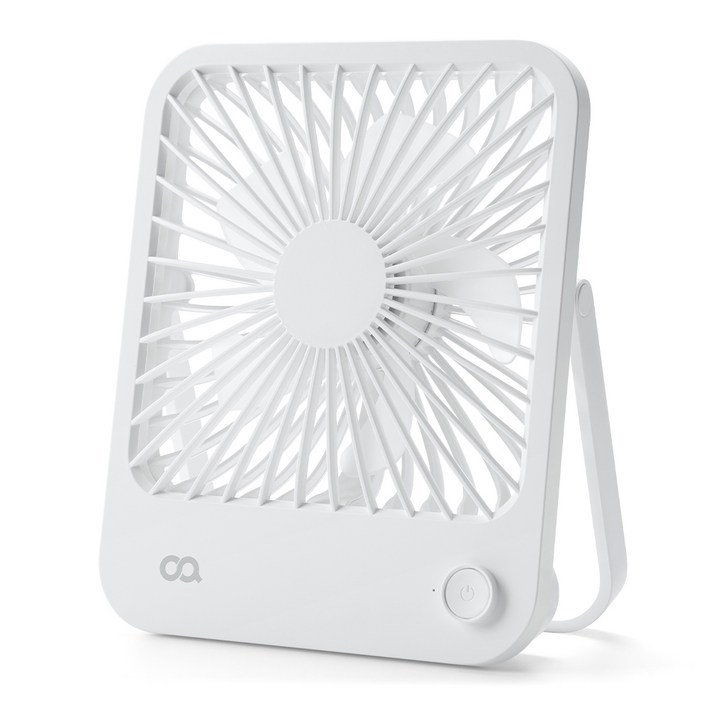오아 스퀘어 미니 탁상용 무선 휴대용 USB BLDC 선풍기, 화이트(WH), OFN-041