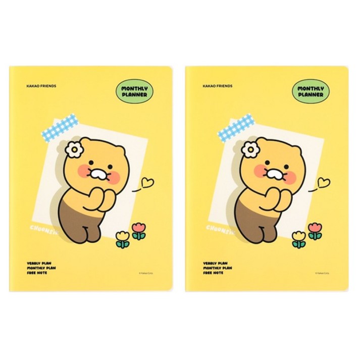카카오프렌즈 세이치즈 A5 먼슬리 플래너