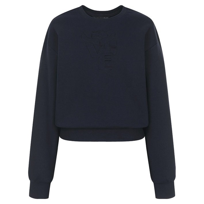 올리브데올리브 여성용 엠보 프린트 맨투맨