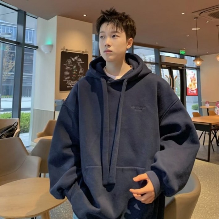 제이티엘 남성용헤비캐주얼박시후드티