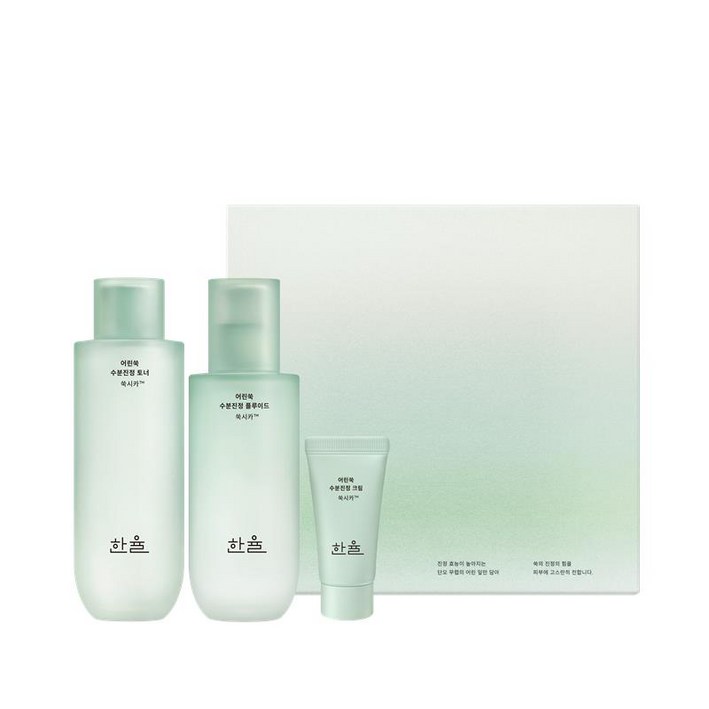 한율 어린쑥 수분진정 2종 세트