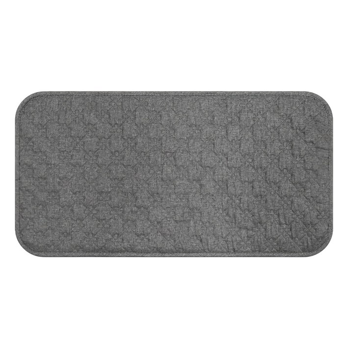 디누스 한일전기 2인용 탄소 전기방석 HEHP02, 그레이, 44 x 87 cm