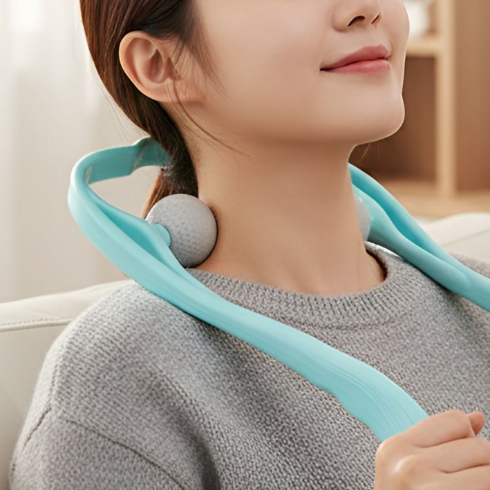 포하츠 셀프 골프공 뒷목 어깨 마사지 지압기