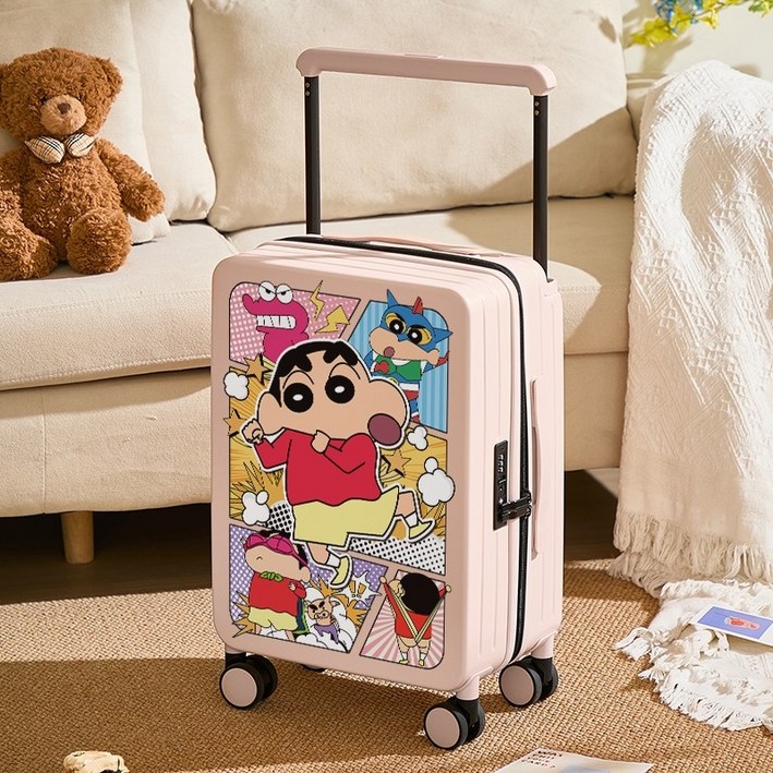 짱구는 못말려 짱구 캐리어 트롤리 기내용 수하물 귀여운 여행가방 20인치 24인치 26인치