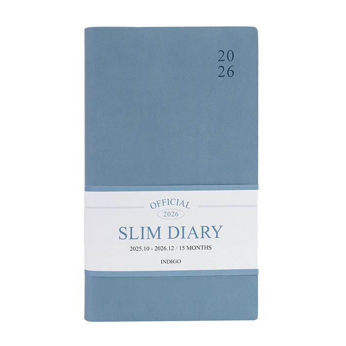 2026 오피셜 슬림 먼슬리 다이어리
