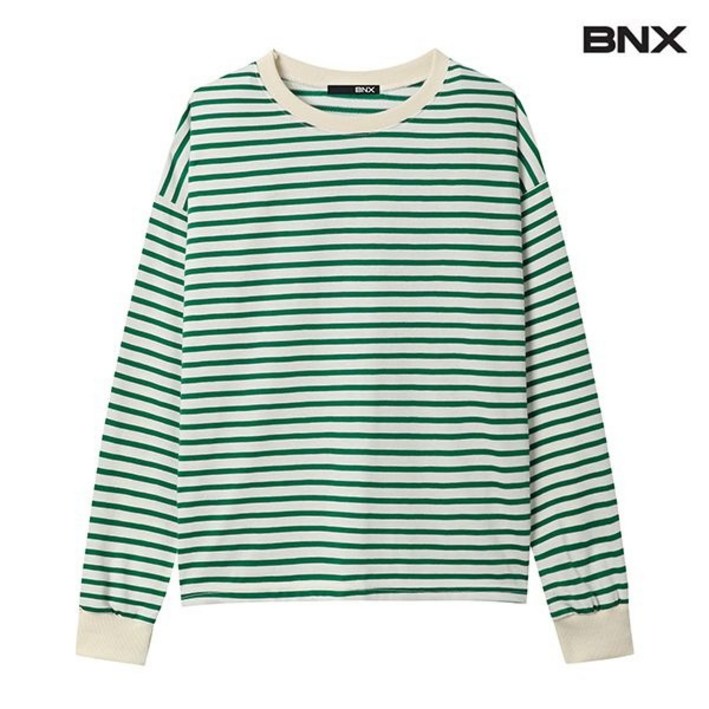 BNX 59000 스트라이프 긴팔 맨투맨 BX1TS002L0 BNX 59000 스트라이프 긴팔 맨투맨 BX1TS002L0