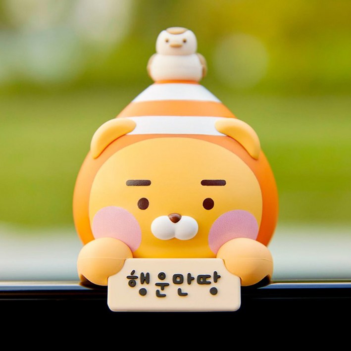 카카오프렌즈 안전요정 모니터 방향제 라이언, 1개