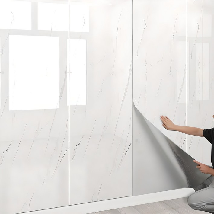 누구나 간편하게 붙이는벽면벽지 폼블럭 단열 접착식 시트지 (가로 60 x높이 2.8), 06.재즈화이트