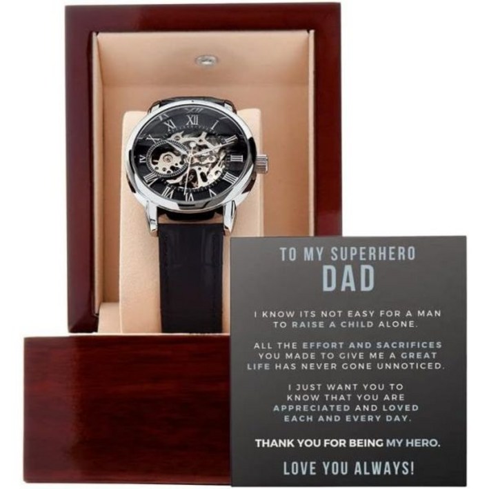 커스텀 Men 오픈작업 시계 세금포함 정품 Special 메시지 카드 Appreciated and Loved 퍼스날라이즈드 선물 For Dad 럭셔리 Him, 크리스마스 명 커스텀 Men 오픈작업 시계 세금포함 정품 Special 메시지 카드 Appreciated and Loved 퍼스날라이즈드 선물 For Dad 럭셔리 Him, 크리스마스 명