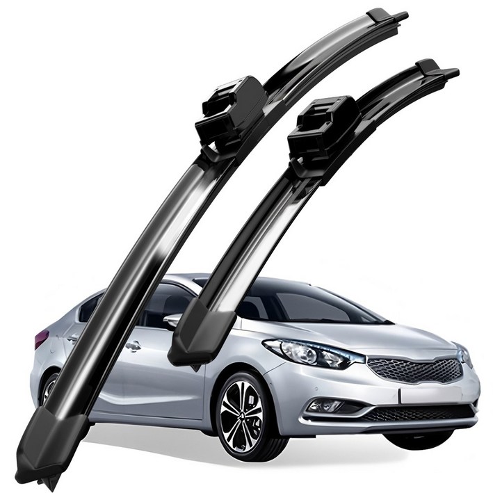 기아 K3더 뉴 K3YD올 뉴 K3BD 20122024 와이퍼 초발수 저소음 자국 없음 전면 와이퍼 블레이드 2종 세트, K3더 뉴 K3YD 20122017