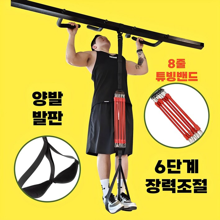 2FAC 풀업밴드 턱걸이 헬스 운동 튜빙 보조기구 6단계 장력조절 2FAC 풀업밴드 턱걸이 헬스 운동 튜빙 보조기구 6단계 장력조절